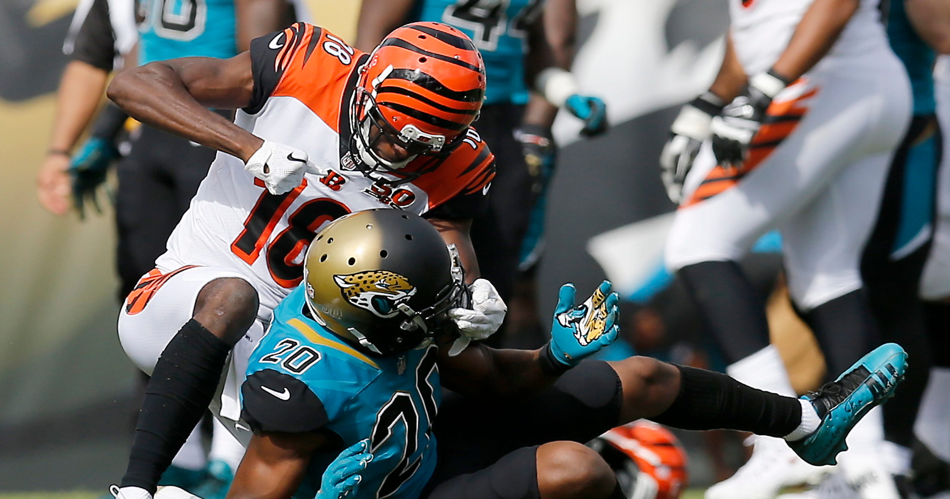 A.J. Green, Jalen Ramsey ejected after punches thrown in fight