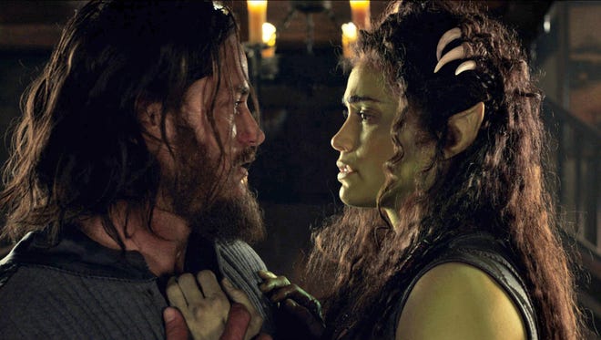 Travis Fimmel stars as Commander Anduin Lothar and Paula Patton is Garona in the film "Warcraft," based on the Blizzard Entertainment video game.