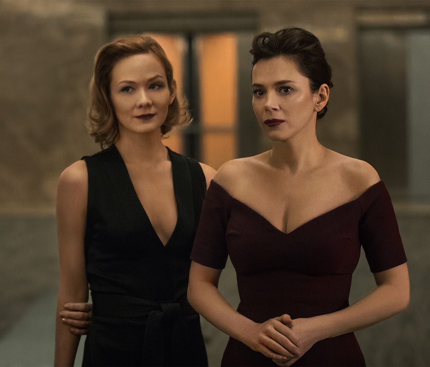 Louisa Krause, left, and Anna Friel in a scene from Season 2 of 'The Girlfriend Experience.'