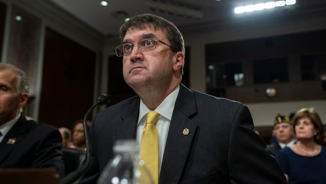 Robert Wilkie, President Trump's pick to lead the Department of Veterans Affairs at his confirmation hearing June 27, 2018.