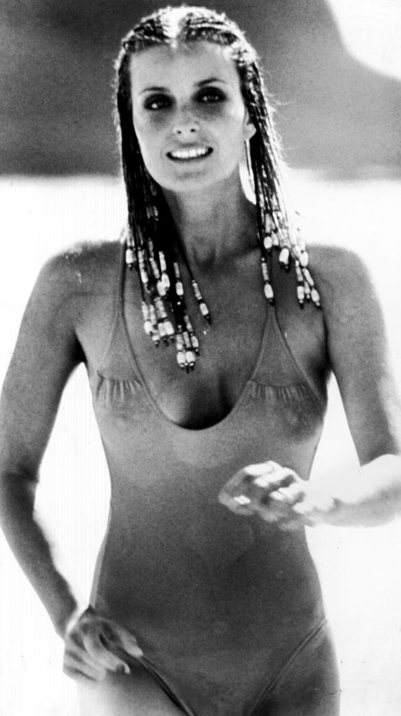 Bo Derek in that infamous scene from '10.'