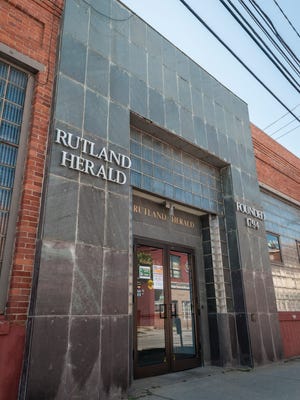 The Rutland Herald building in Rutland, VT.