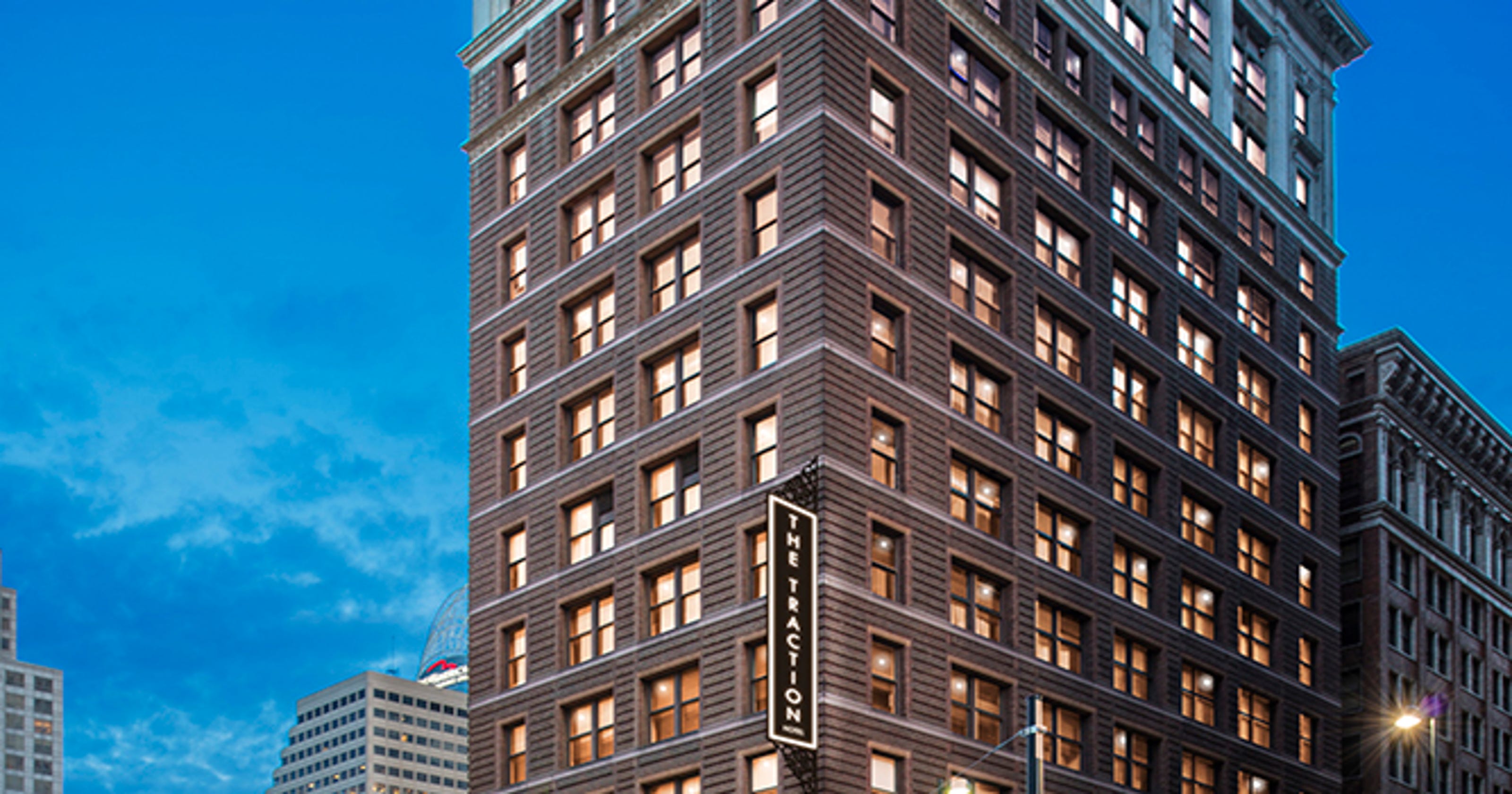 Kimpton Hotels is planning to convert the historic Traction Building at