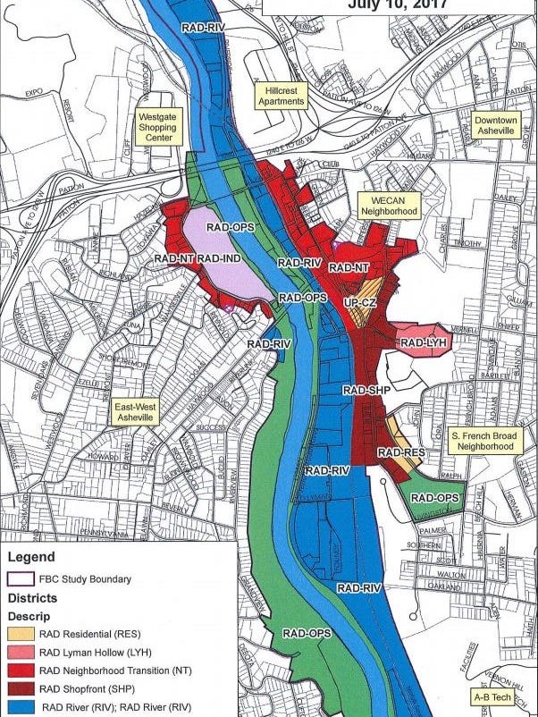 Asheville Nc Zoning Map River Arts District Set For 'Pivotal' Rezoning, Airbnb Ban