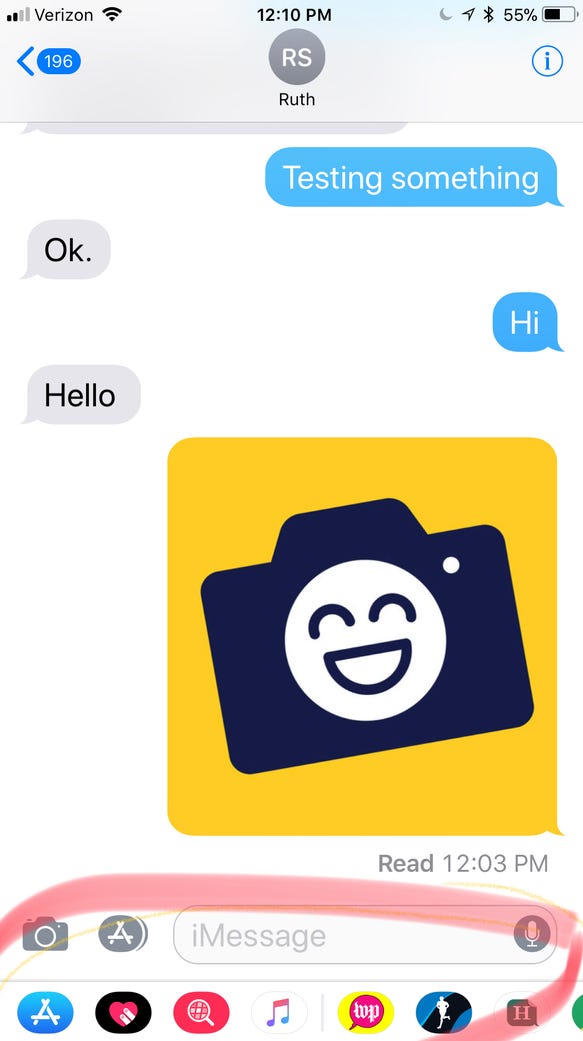 The iMessages app gets apps closer to you in the new