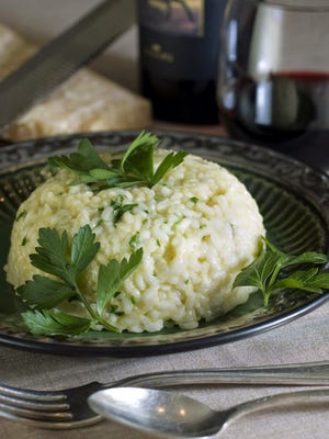 Don’t let rigid recipes frighten you away from making risotto. Two recipe options allow you to try making this labor of love at home.