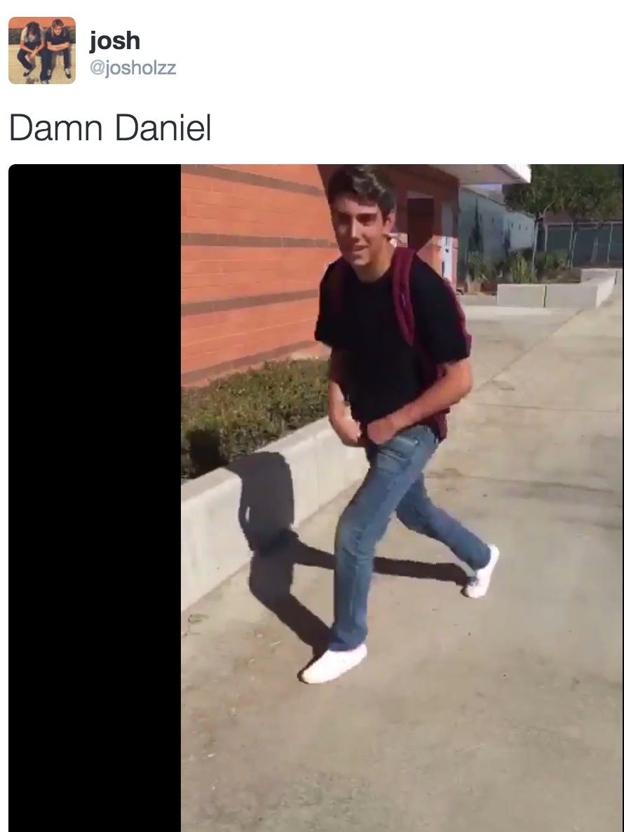 Emotie nog een keer Complex Internet sensation 'Damn, Daniel' gets lifetime supply of Vans