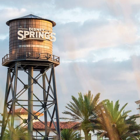 Disney Springs water tower.