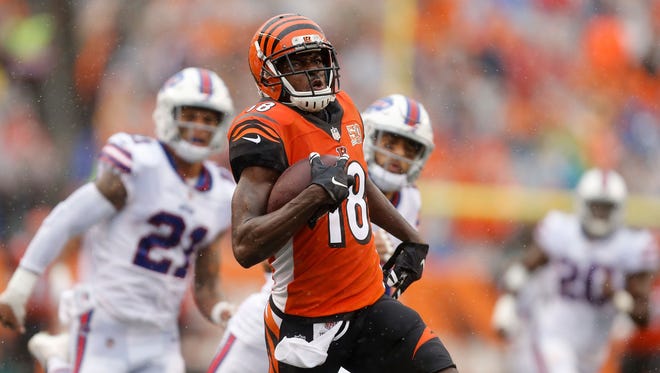 Bengals receiver A.J. Green is on the cusp of yet another 1,000-yard season.