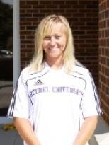 Bethel women's soccer coach Misty Aird