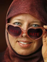 Tara Ijai is a Muslim woman who started wearing heart-shaped