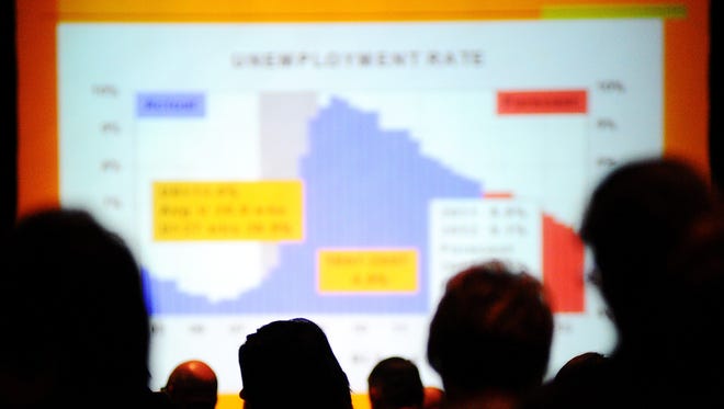 An audience view of the South Dakota Economic Outlook Seminar in 2013.