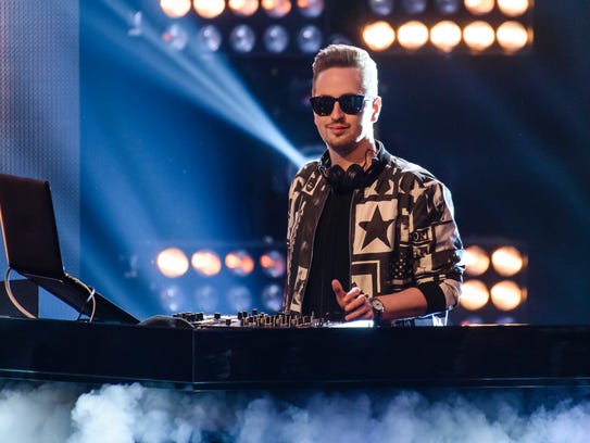 Robin Schulz performs on stage of the 'The Voice Of