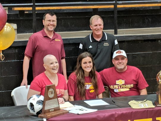 Emma Baley signed to play soccer at Midwestern State.