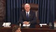 Pence presides over the Senate on Feb. 7, 2017, during