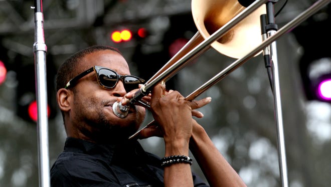 Trombone Shorty performs at the 2013 Outside Lands Music And Arts Festival  on Aug. 11 in San Francisco