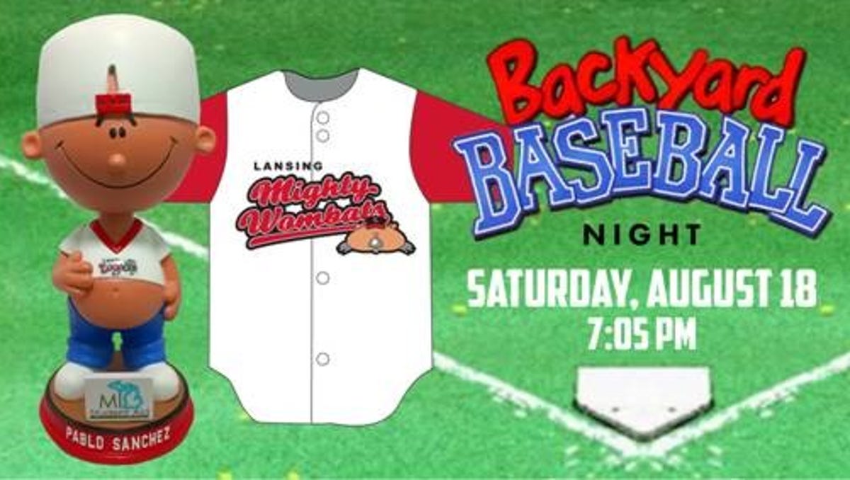 Mighty Wombats Pablo Sanchez Bobblehead On Backyard Baseball Night