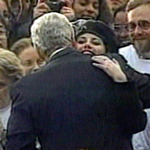 In this image taken from video, White House...