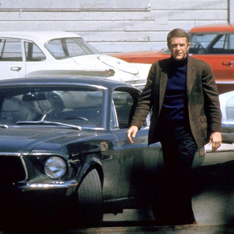 Steve McQueen in a scene from the motion picture "