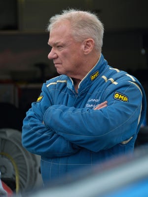 Conrad Morgan began his  50th year of racing when he took to the track for the the Miller Lite 75 Spring Opener at Slinger Speedway on Sunday, April 24, 2016.