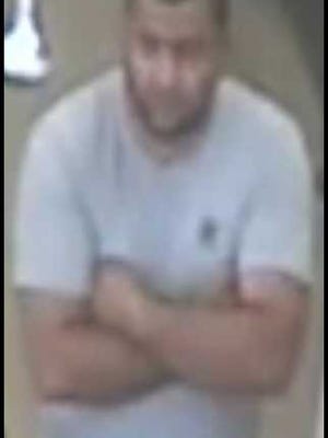 This surveillance image shows a suspect in a jewelry theft at Miromar Outlets in Estero on Oct. 12.