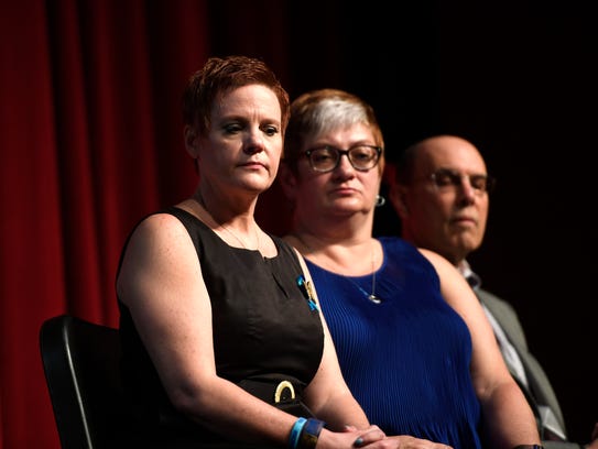 (from left) Dianne Grossman, Rachelle St. Phard, and