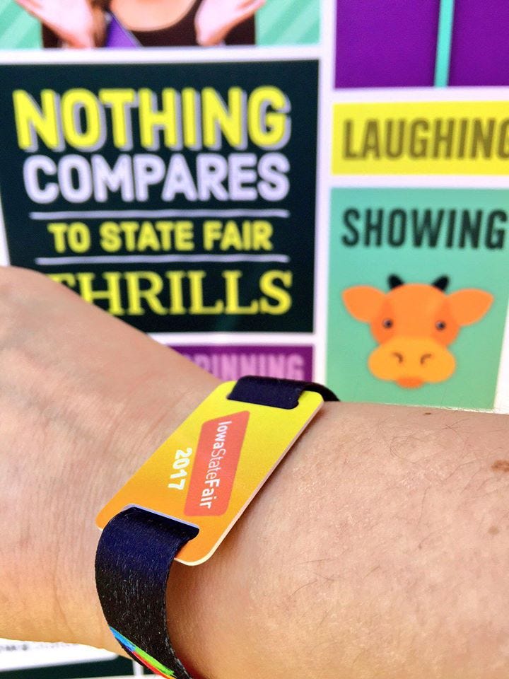 Iowa State Fair Wristbands 2024 Mavra Sibella