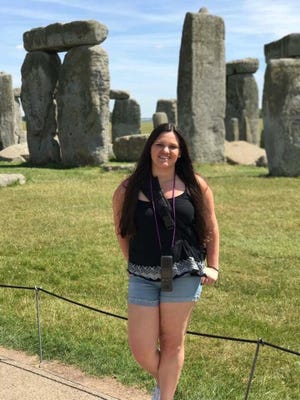 Jordyn Rivera at Stonehenge in summer 2017. Rivera, 21, was killed during the attack at the Route 91 Harvest festival in Las Vegas on Oct. 1, 2017.