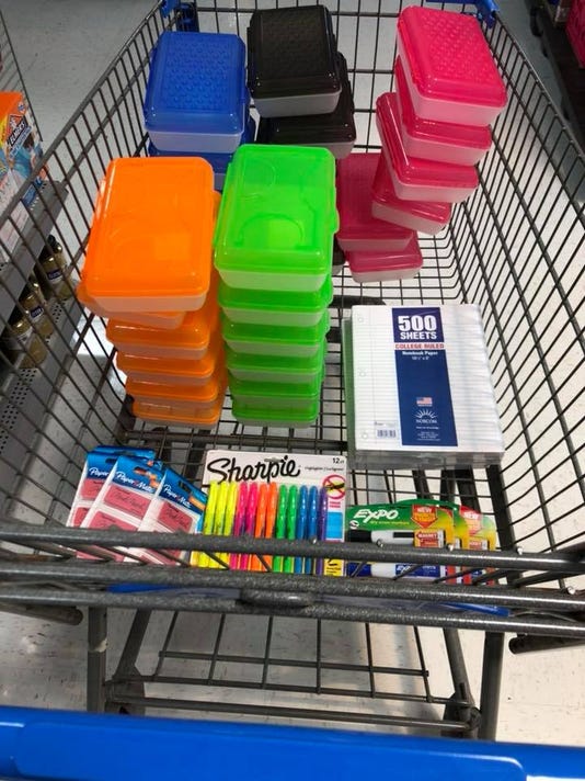 Teacher buying school supplies brought to tears by ...