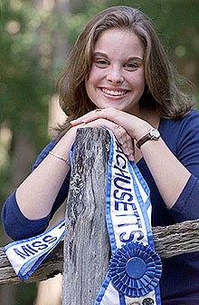 The 1999 Miss Teen of Massachusetts, Katelynn O'Connell of Sandwich, says, the contest is not a beauty pageant and "reflects the qualities that girls have today as leaders in their schools."