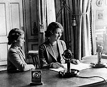 Princess Elizabeth, right, and Princess Margaret spoke to their countrymen over the radio during World War II on "Children?s Hour," broadcast from Buckingham Palace. Margaret, 71, died in her sleep yesterday morning.