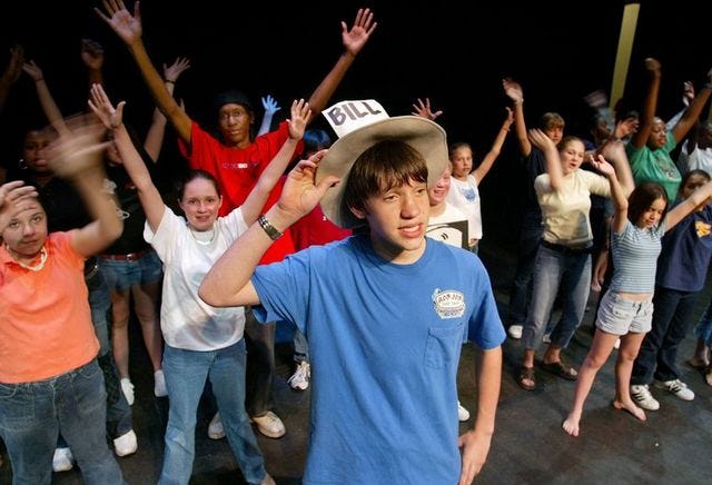 ERNST PETERS/The Ledger
The first show of the new Pied Piper Players Theatre for Youth was "Schoolhouse Rock Live, Jr." and featured a cast of school-age actors and volunteers who already were veterans of several Pied Piper productions.