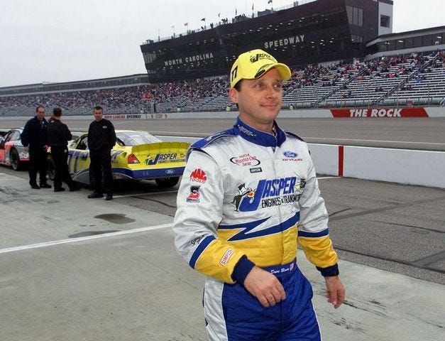 Dave Blaney took the pole for Sunday's Subway 400.