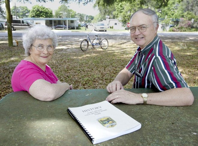 Bobby Jean Bowman and Chuck Lifer wrote "History Fort Meade City Mobile Home Park." The park has grown from 144 sites to 251 since the city bought the original sites for $1,500 in 1947.