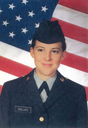 Army specialist Kathleen 
Ann Phillips Pearson, 21, is
stationed in Iraq.