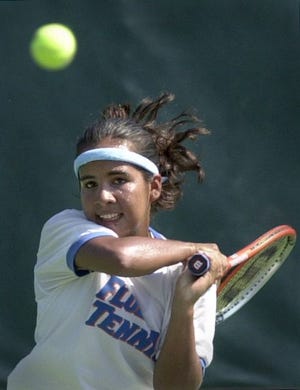 Zerene Reyes and the Florida Gators defeated the Duke Blue Devils in the semifinals of the NCAA Championships at the Ring Tennis Complex on Saturday.