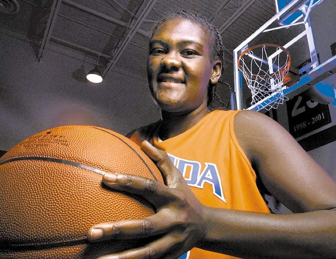 Florida junior Tashia Morehead is a 5-foot-11 transfer from Gulf Coast Community College. She is able to play a variety of positions from power forward all the way down to shooting guard.