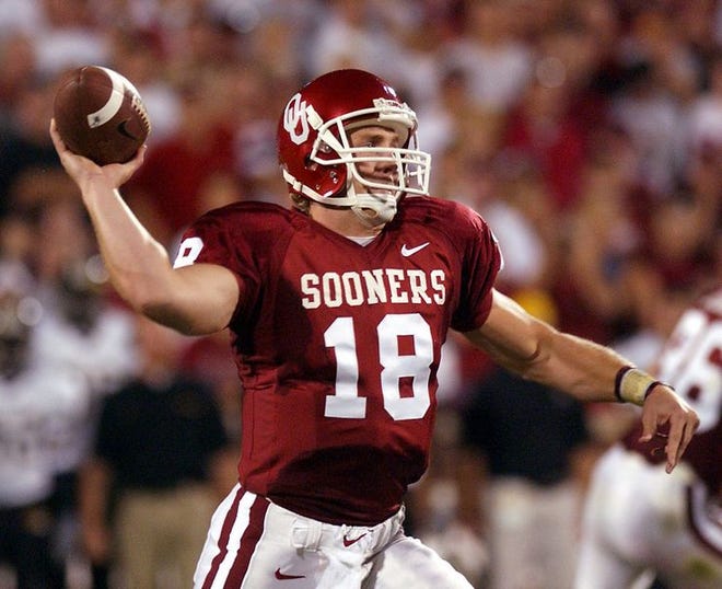 Oklahoma's Jason White has 40 touchdown passes

with only eight interceptions.