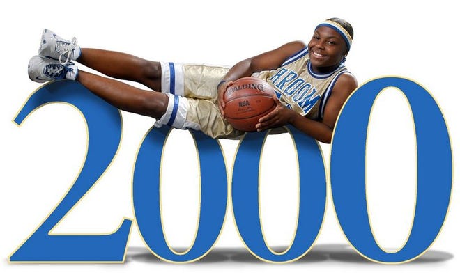 Whitney Hoey (Broome) has 2,000 career points.