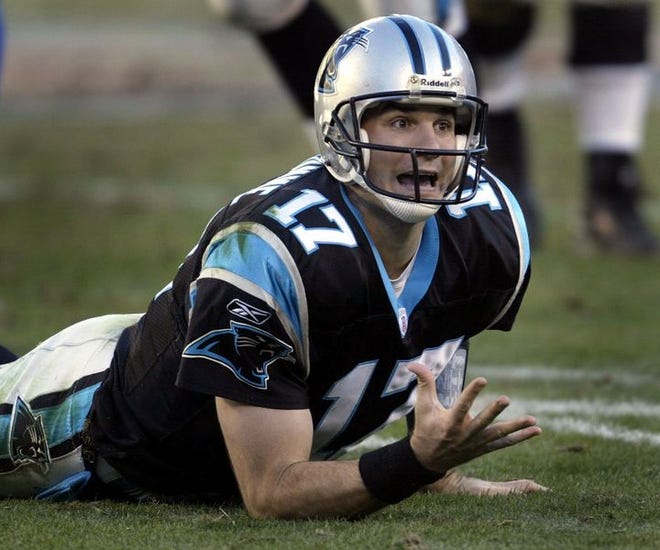 The Panthers trailed 17-0 in their opener, and quarterback Jake Delhomme was sent in to turn it around. He sparked the Panthers to a 24-23 win over Jacksonville that day and never came out.