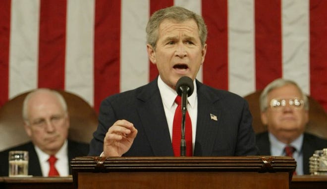 President Bush called for major sports leagues to implement stringent drug policies during his State of the Union address.