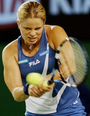 Kim Clijsters dropped Patty Schnyder to earn a spot in today's finals at the Australian Open.