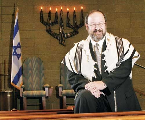 Rabbi Kaiman at Congregation B’nai Israel.