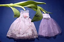 Look what's blooming for spring: delicate party dresses ($24.99 at Marshalls) fit for a princess.