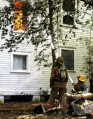 Gainesville Fire Rescue responded to a report of a house fire at 14 NE 10th St. shortly after 5 p.m. Thursday.