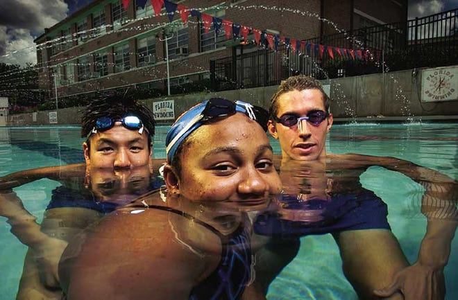 GOING TO ATHENS: Jamaica's Janelle Atkinson, South Korea's Bryan Kim and Brazil's Ricardo Montasterio are three University of Florida swimmers who have qualified for the 2004 Summer Olympic Games.