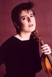 Violinist Nadja Salerno-Sonnenberg will perform Oct. 31 in Mashpee and April 9-10, 2005, in Hyannis.