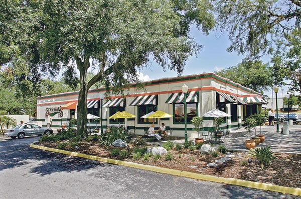 Bennigan's has outside seating at the South Florida Avenue location.