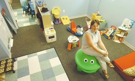 Jennifer Briggs, owner of A Place to Grow, a daycare facility in Brentwood, will be installing video cameras so parents can watch their children on the Internet.