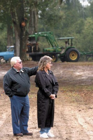 Robert and Camellia Stephens hope to build their home on this Pender County site despite new restrictions.